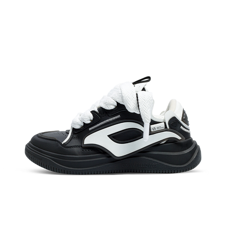 Daisy Fellowes Rocket 001 Cushioning Height Increasing Abrasion Resistant Lightweight Low top Skateboard Shoes Unisex