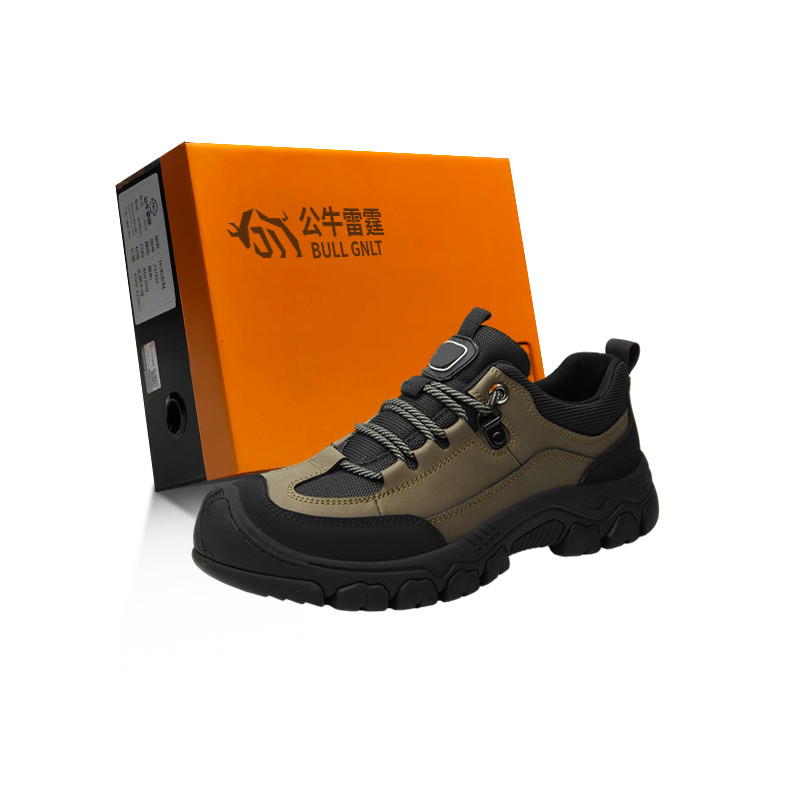 GONGNIULEITING Synthetic Leather Slip Resistant Abrasion Resistant Slip Resistant Abrasion Resistant Low top