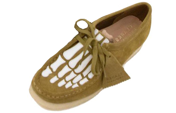 Vandy The Pink x Clarks Originals WALLABEE Ankle Boots Women's Olive Green