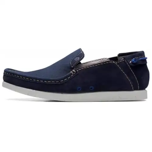 Clarks Fabric Men's Casual Shoes Men's Marine Blue