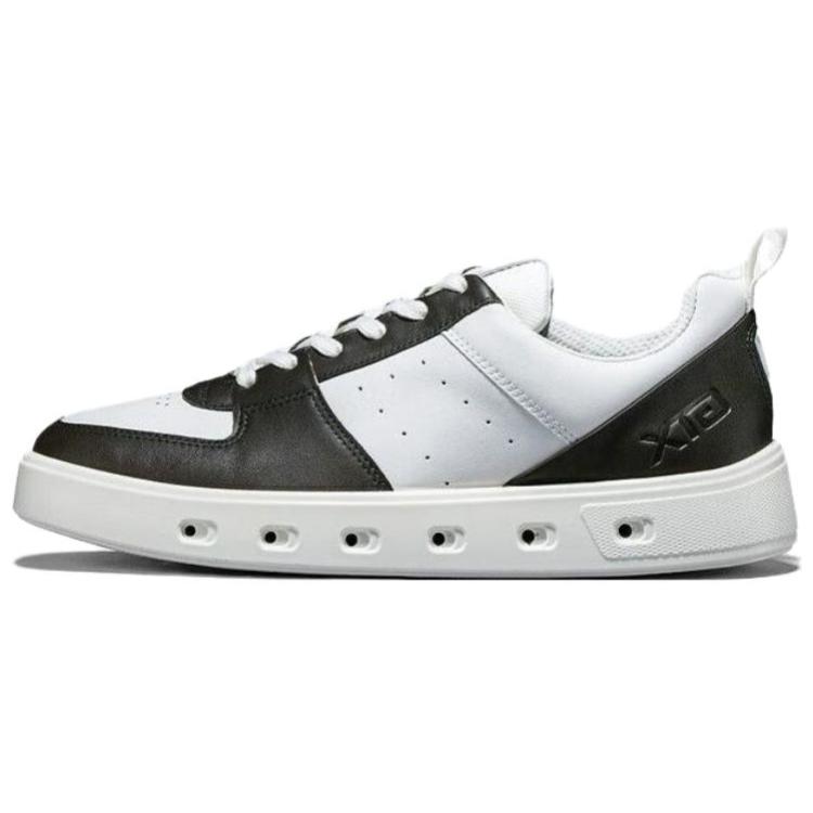 Ecco Street 720 Series Cow Leather, Leather Low top Skateboard Shoes Men's Forest Green