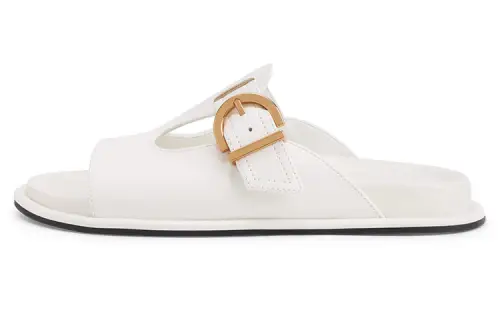 CHARLES&KEITH Slide Slippers Women's White