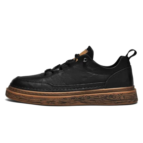 CARTELO Cushioning Slip Resistant Abrasion Resistant Breathable Height Increasing Low top Casual Shoes Men's