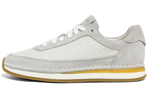 Clarks Casual Shoes Women's Low Top White/Gray