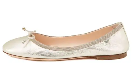 AGL Leather Casual Shoes Women's Light Gold