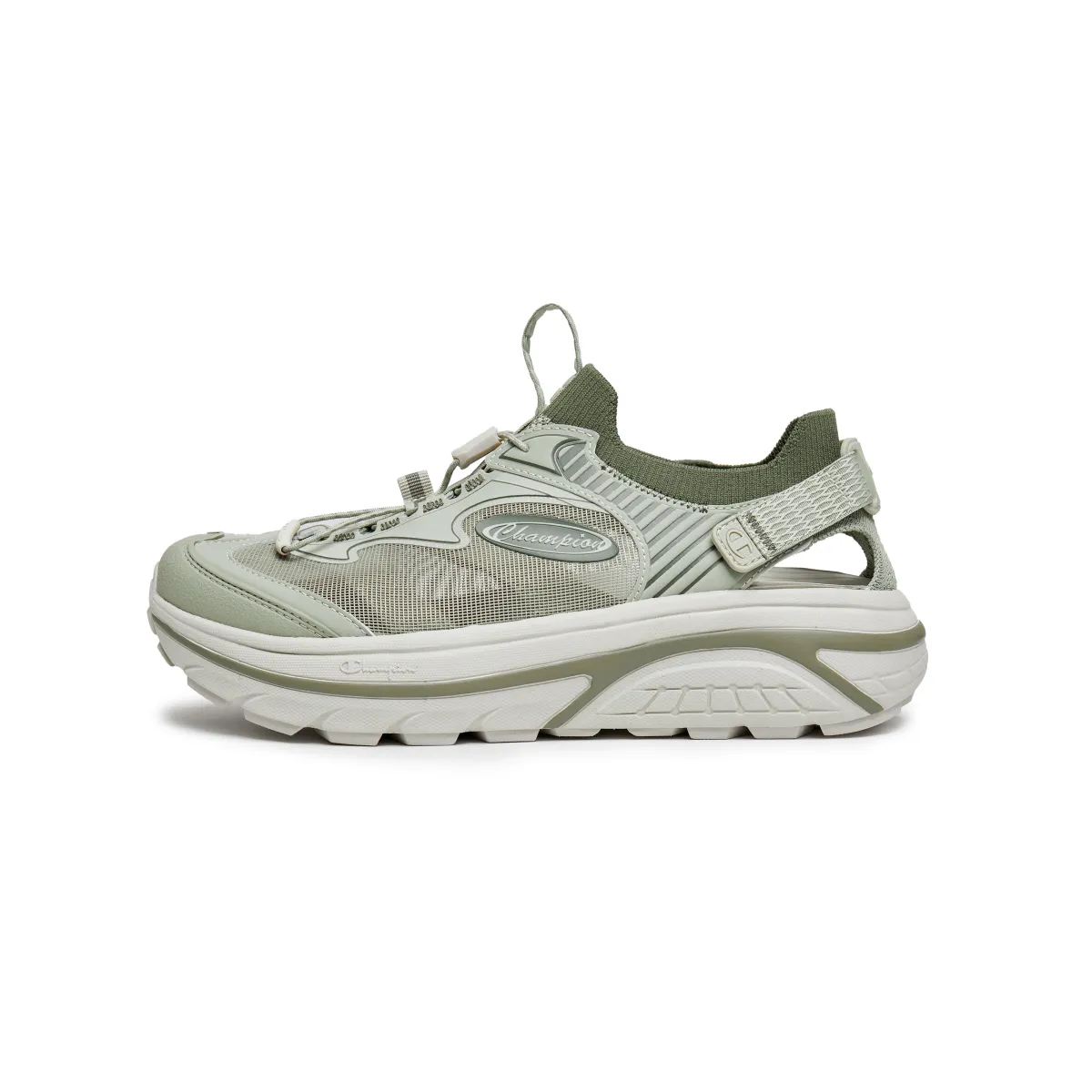 Champion Spark Fabric One Strap Sandals Men's Olive Green