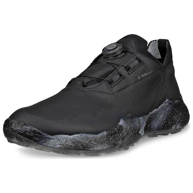 Ecco Golf Biom H5 Cow Leather Slip Resistant Abrasion Resistant Low top Golf Shoes Men’s Black