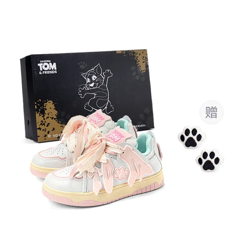 TALKING TOM Fashionable trend classic comfortable universal low white shoes for men and women, with your logo imprint, simple and elegant design, for beloved