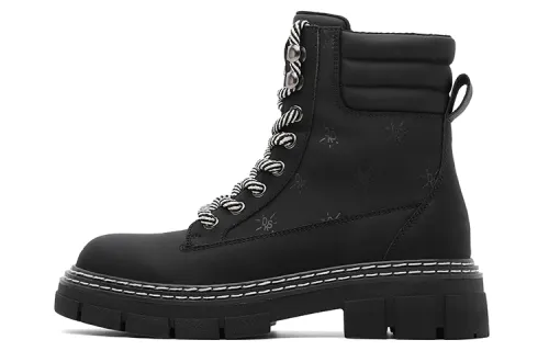 Dickies Comfortable And Versatile Combat Boots Women's Black