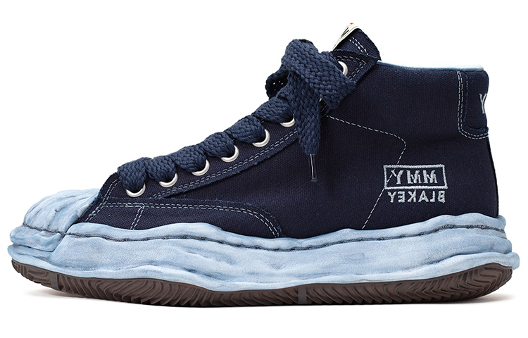 MIHARA YASUHIRO Maison MIHARA YASUHIRO Blakey OD OG Sole Canvas High Navy