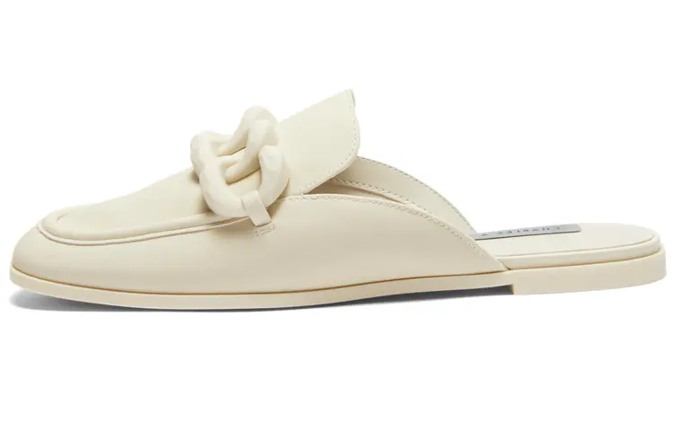 CHARLES&KEITH Small Ck Pu Stylish Sandal Women's Chalk White/Camel/Black/Green
