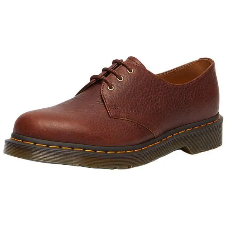 Dr.Martens Cow Leather Low top Casual Shoes Unisex Red Brown