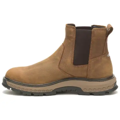 CAT Short Chelsea Boots Men's Brown