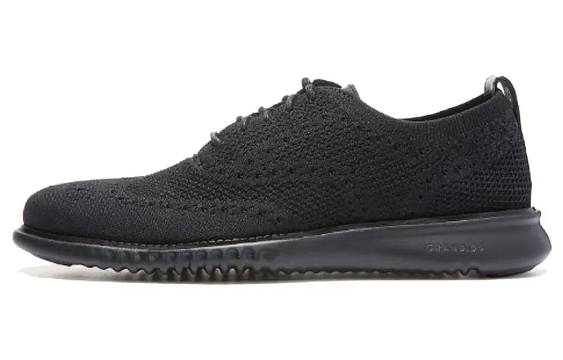 COLE HAAN Mesh Abrasion Resistant Low top Casual Shoes Men's Black