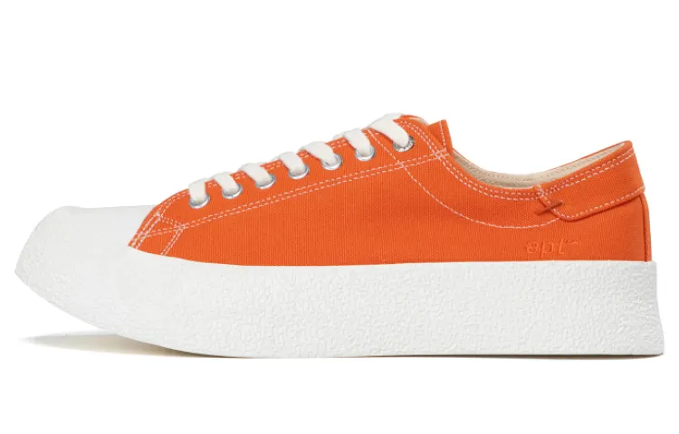 East Pacific Trade Canvas Lace Up Low top Skateboard Shoes Men's Orange