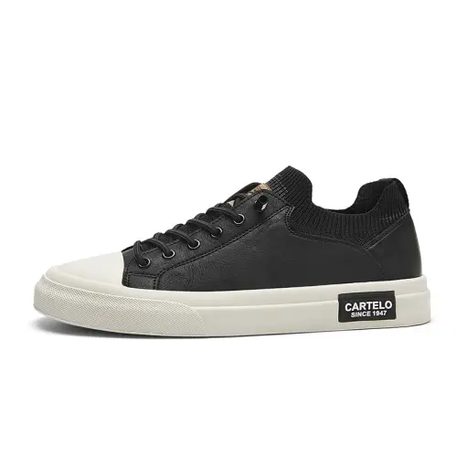 CARTELO Trendy Versatile Casual Socks Shoes Low top Skateboard Shoes Men's