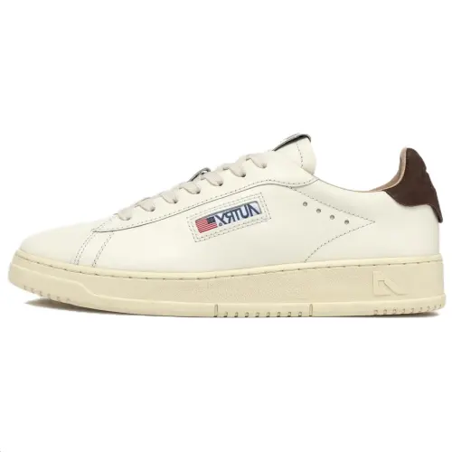 AUTRY Dallas Cow Leather Low top Skateboard Shoes Women's White Brown