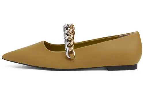 CHARLES&KEITH Women's Casual Shoes Women's Low Top Olive Green