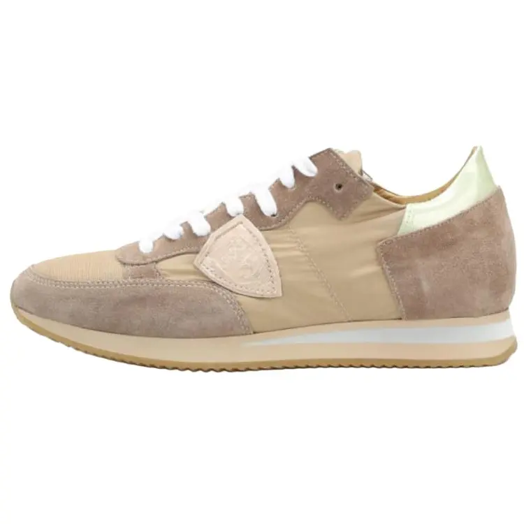 PHILIPPE MODEL Leather Low top Casual Shoes Men's Beige
