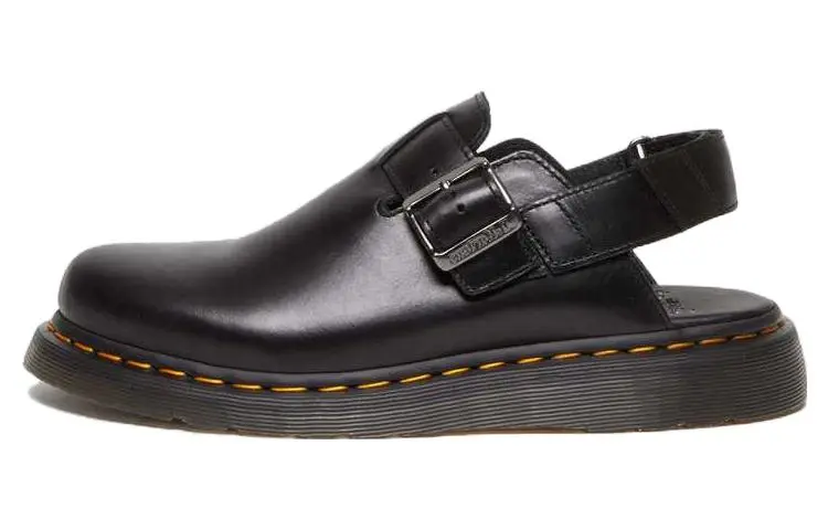 Dr.Martens JORGE II Leather Müller Slippers Unisex Black