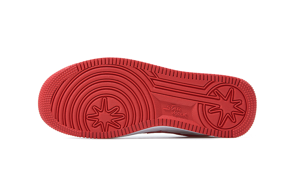 Starwalk Soldier Low top Skateboard Shoes Unisex White Red