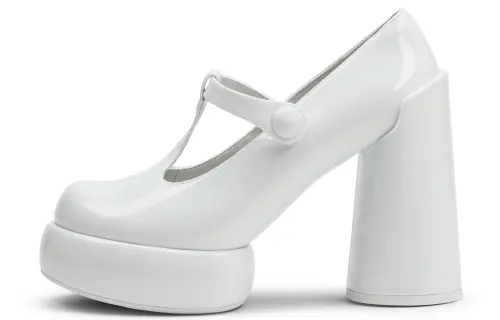 CHARLES&KEITH Chunky Heel High Heels 10.2cm Women's