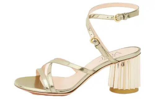 AGL One Strap Sandals 7cm Women's Gold