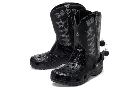 Crocs Classic Cowboy Boot 'Black'