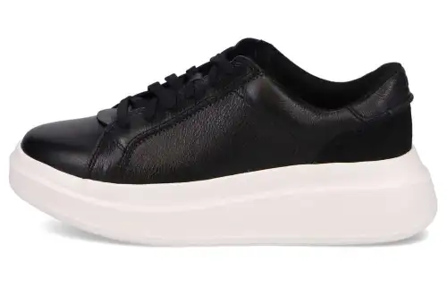 UGG Leather Low top Skateboard Shoes Women's Black