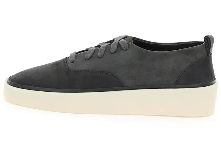 Fear Of God 101 Fog Leather Stylish Skateboarding Shoes Men's Black