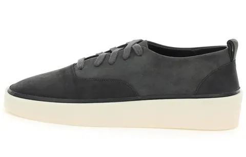 Fear Of God 101 Fog Leather Stylish Skateboarding Shoes Men's Black