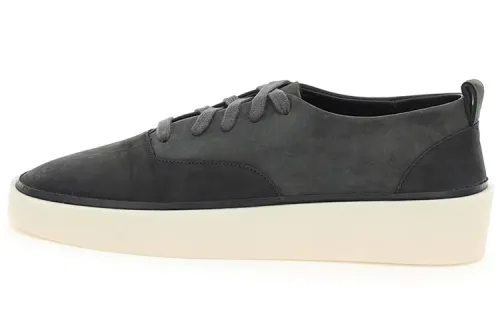 Fear Of God 101 Fog Leather Stylish Skateboarding Shoes Men's Black