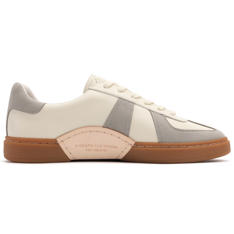 FOOT INDUSTRY Foot Industry, German Army Trainers Skateboard Shoes Unisex Beige