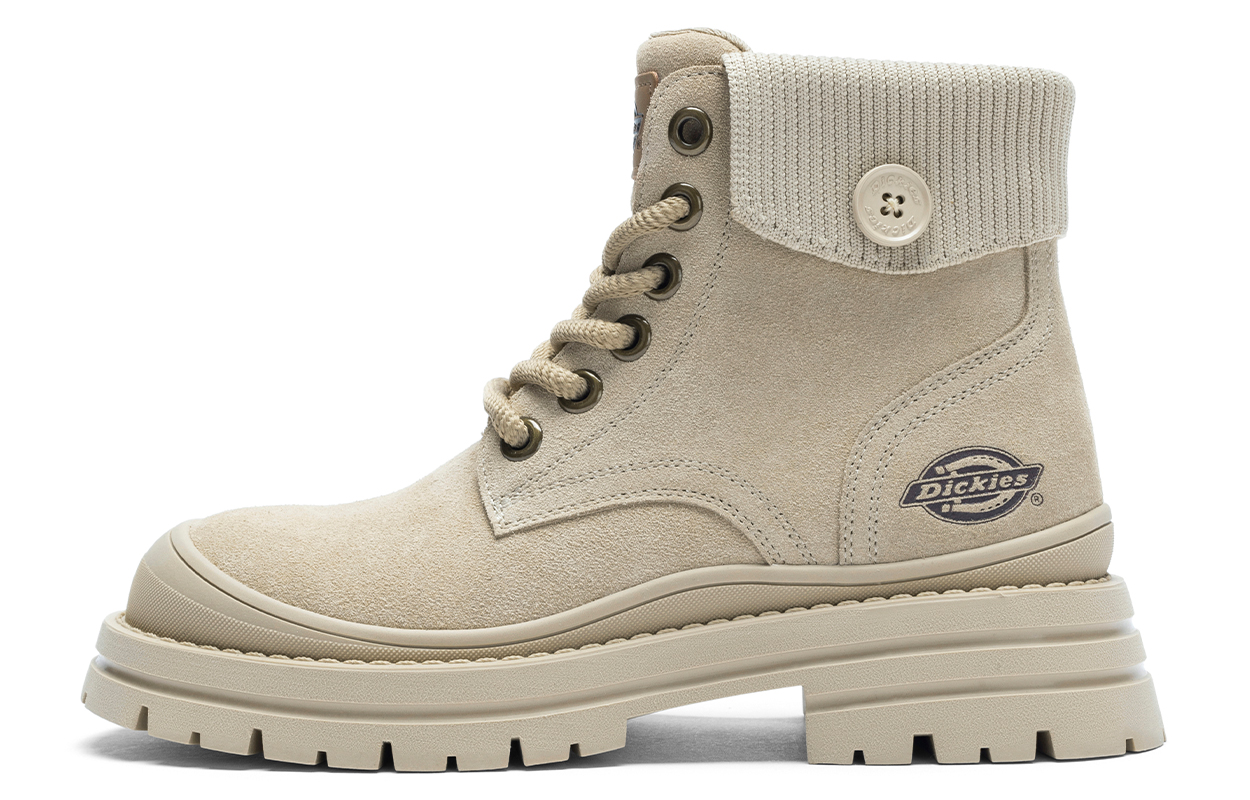 Женские ботинки Dickies Мартенсы (бежевые)