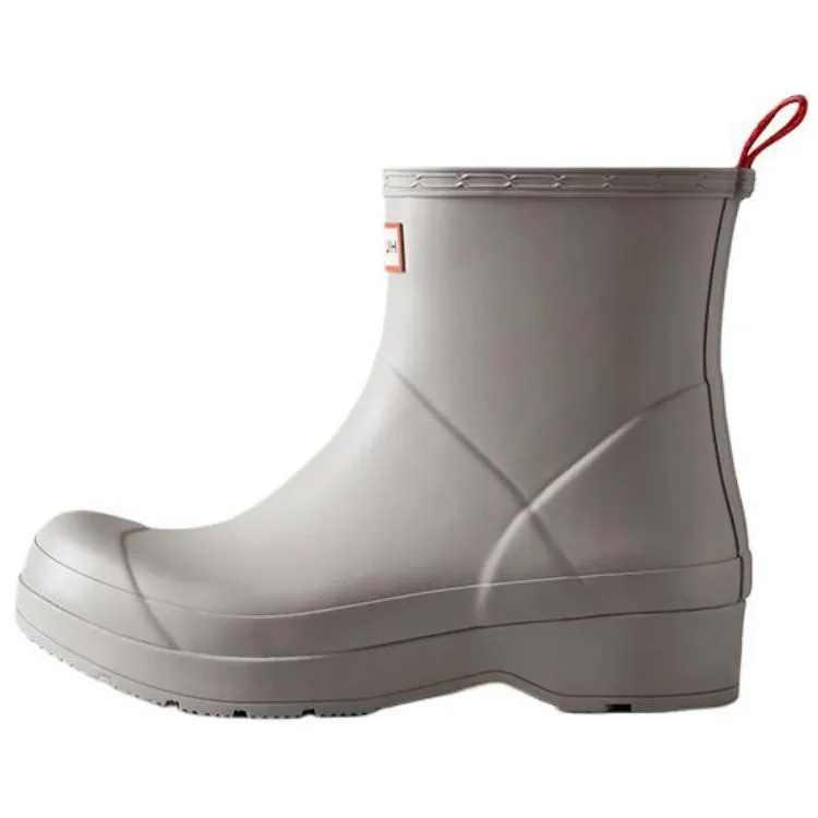 HUNTER Waterproof Comfortable Rain Boots Men's Gray