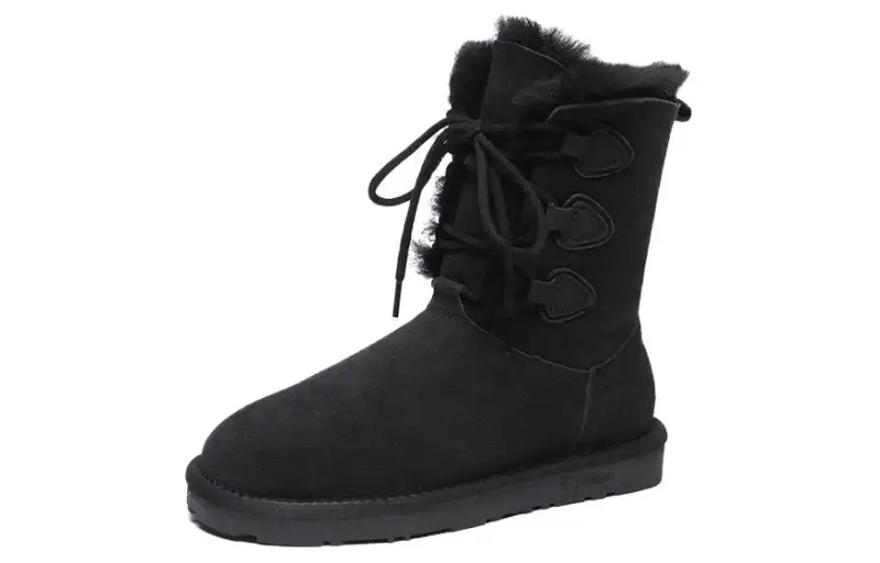 EVERAU Thermal Cushioning Slip Resistant Knee High Snow Boots Women's