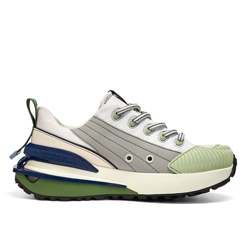 OGR Cushioning Lightweight Height Increasing Rebound Low top Casual Running Shoes Unisex Light Green