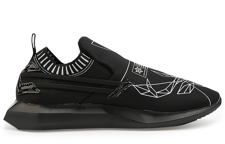NORVINCY Cushioning Slip Resistant Breathable Lightweight Low top Running Shoes Unisex Black