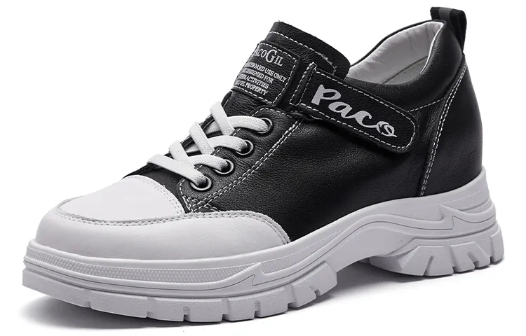 PACO GIL Chunky Sneakers Women's Low Top Black