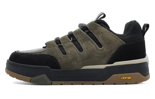 Dickies Low top Skateboard Shoes Men's Army Green/Black