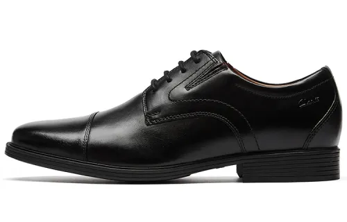 Clarks Cow Leather Dress Shoes Men's Black