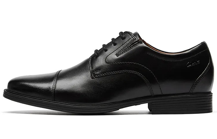 Clarks Cow Leather Dress Shoes Men's Black