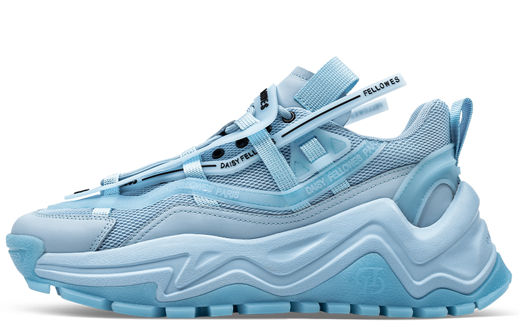 Daisy Fellowes Devil One Fabric Chunky Sneakers Unisex Snow Crystal Blue