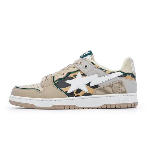 BAPE A BATHING APE Sk8 Sta Olive Drab Green Camo