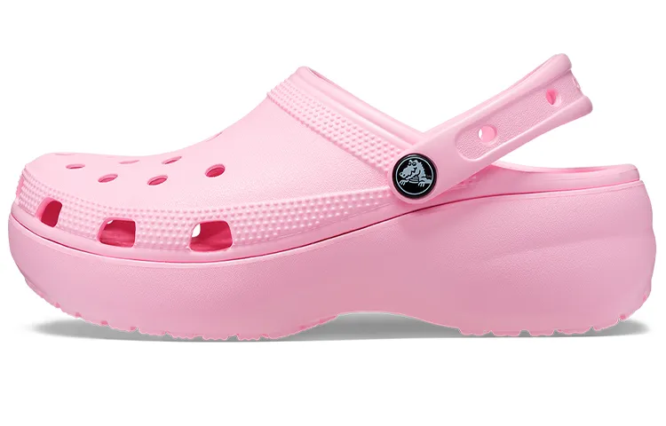 Crocs Classic Platform Clog EVA Clogs 4.1cm Women's Fire Red