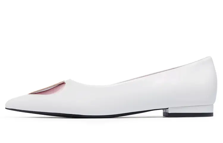 CHARLES&KEITH Mary Jane Shoes Women's White