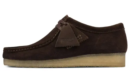 Clarks Wallabee suede loafers