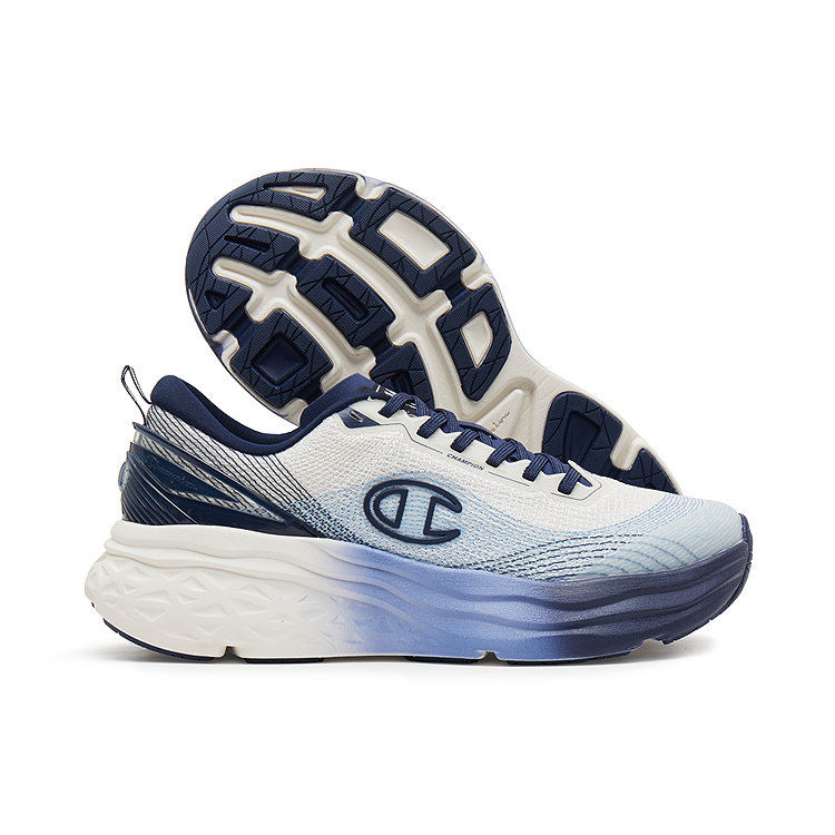 Champion Support Low top Running Shoes Men’s Milk White/Marine Blue