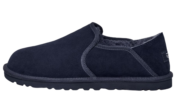 UGG Kenton Slipper Suede Slip on Fleece Lined Flat Casual Shoes Men's Blue