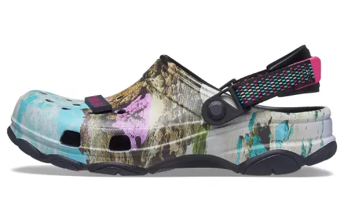 Crocs Classic All Terrain Clog Desert Pattern Stylish Casual Unisex Multi Color Sandals